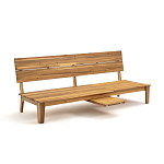 Садовый диван-трансофрмер Kate серый варинант исполнения - 2 | Loft Concept в Ростове-на-Дону