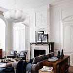 Подвесной светильник с белым фигурным абажуром и мягкими волнистыми краями Cloud Motion  варинант исполнения - 20 | Loft Concept в Ростове-на-Дону