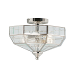 Потолочный светильник шестигранной формы с прозрачными стеклянным плафоном Elstead Lighting варинант исполнения - 5 | Loft Concept в Ростове-на-Дону