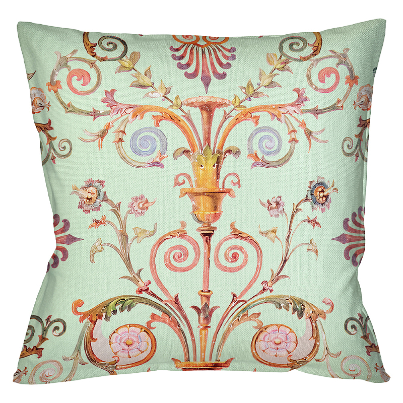   -    Raffael Floral Green Cushion    -- | Loft Concept 
