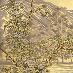 Обои ручная роспись Le Brésil Amarelo Deep Rich Gold варинант исполнения - 2 | Loft Concept в Ростове-на-Дону