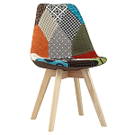 Стул с обивкой в стиле пэчворк Arvika варинант исполнения - 1 | Loft Concept в Ростове-на-Дону