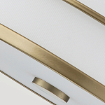 Потолочный светильник с белым матовым абажуром в металлическом каркасе Feiss варинант исполнения - 4 | Loft Concept в Ростове-на-Дону