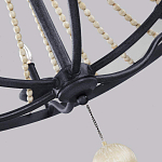 Люстра с 6-ю лампами и кремовыми деревянными бусинами Feiss варинант исполнения - 4 | Loft Concept в Ростове-на-Дону