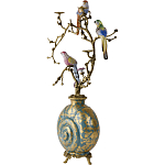 Бронзовый подсвечник Птичий рай Flora варинант исполнения - 4 | Loft Concept в Ростове-на-Дону