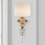 Бра с цветочным основанием и тканевым абажуром Tugella Flower Lamp варинант исполнения - 2 | Loft Concept в Ростове-на-Дону