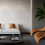 Гипсовая 3D панель с принтографией PM-18 варинант исполнения - 1 | Loft Concept в Ростове-на-Дону