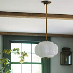 Подвесной светильник с абажуром из молочного стекла Vintage Charm варинант исполнения - 3 | Loft Concept в Ростове-на-Дону