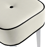 Квадратный мягкий пуф на белых ножках Winton Pouf Square варинант исполнения - 22 | Loft Concept в Ростове-на-Дону