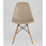 Пластиковый стул на ножках из массива бука Eames Beige варинант исполнения - 4 | Loft Concept в Ростове-на-Дону