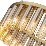 Люстра со стеклянными цилиндрическими плафонами Luminous Cylinders Amber Round варинант исполнения - 5 | Loft Concept в Ростове-на-Дону