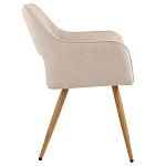 Стул в рогожке бежевого цвета NEASAN STOOL варинант исполнения - 5 | Loft Concept в Ростове-на-Дону