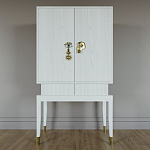 Кабинетный шкаф Elsa Dreams White с 2-мя ящиками варинант исполнения - 5 | Loft Concept в Ростове-на-Дону