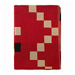 Плед хлопковый по мотивам башкирских орнаментов Ural and Siberian Patterns варинант исполнения - 5 | Loft Concept в Ростове-на-Дону