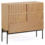 Комод с геометрическим рисунком на ящиках Anders Light Wood варинант исполнения - 1 | Loft Concept в Ростове-на-Дону