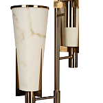 Торшер на три лампы с расцветкой под мрамор на матовом металлическом основании Elegant Classic Light варинант исполнения - 2 | Loft Concept в Ростове-на-Дону