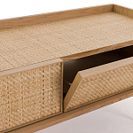 ТВ-тумба с плетеным декором Buckley Wicker TV Stand варинант исполнения - 4 | Loft Concept в Ростове-на-Дону