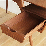 Письменный стол прямоугольный с 2-мя ящиками и полкой Idenontal варинант исполнения - 3 | Loft Concept в Ростове-на-Дону