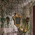 Обои ручная роспись Medici Standard colourway on white Williamsburg варинант исполнения - 1 | Loft Concept в Ростове-на-Дону