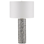 Настольная лампа с узором вдоль колоннообразного основания Scenic Surface варинант исполнения - 3 | Loft Concept в Ростове-на-Дону