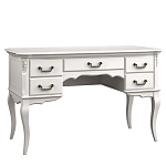 Стол рабочий белый из массива бука с 5-ю ящиками White Provence варинант исполнения - 1 | Loft Concept в Ростове-на-Дону