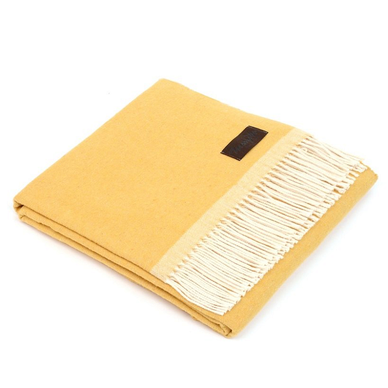 Плед SARA 7000 Marzotto Желтый в Ростове-на-Дону | Loft Concept 