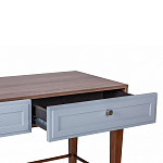 Стол письменный из массива бука с 2-мя ящиками серый Wenge Light варинант исполнения - 4 | Loft Concept в Ростове-на-Дону