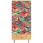 Шкаф с принтом Dominoes варинант исполнения - 2 | Loft Concept в Ростове-на-Дону