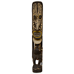 Деревянная статуэтка Абориген в маске Aboriginal Man in Mask варинант исполнения - 1 | Loft Concept в Ростове-на-Дону