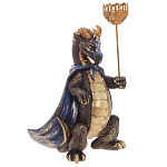 Подсвечник в виде дракона Dragon candlestick Gold Blue варинант исполнения - 1 | Loft Concept в Ростове-на-Дону