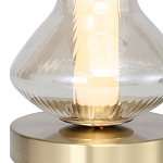 Настольная лампа светодиодная с волнообразным стеклянным плафоном Amphora of Light варинант исполнения - 4 | Loft Concept в Ростове-на-Дону