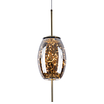 Подвесной светильник с гирляндой внутри стеклянного плафона Garland Glass Hanging Lamp варинант исполнения - 1 | Loft Concept в Ростове-на-Дону