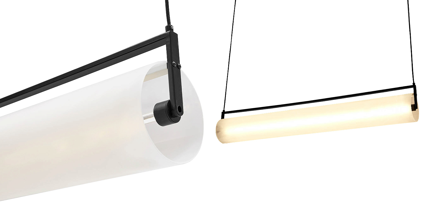 Дизайнерский линейный подвесной светильник CANVAS LINEAR HANGING LAMP Дизайнерский линейный подвесной светильник CANVAS LINEAR HANGING LAMP - Loft-Concept в Ростове-на-Дону