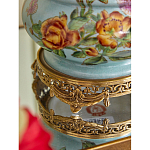 Ваза с птичкой из фарфора с бронзовыми элементами Garden of Eden варинант исполнения - 10 | Loft Concept в Ростове-на-Дону