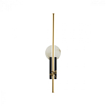 Бра с круглым плафоном из алебастра и бронзовой декоративной стрекозой 65 Alaris  варинант исполнения - 1 | Loft Concept в Ростове-на-Дону