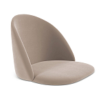 Барный стул вращающийся со спинкой Бежевый Велюр Vendramin Chair варинант исполнения - 2 | Loft Concept в Ростове-на-Дону