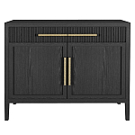 Буфет Primo с двумя ящиками и двумя фасадами Черный дуб варинант исполнения - 1 | Loft Concept в Ростове-на-Дону