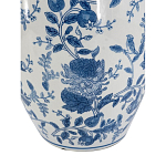 Ваза фарфоровая с узким горлышком и синими цветочными мотивами Independence варинант исполнения - 3 | Loft Concept в Ростове-на-Дону