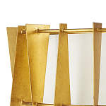 Потолочный светильник круглый с каркасом в форме треугольников и тканевым абажуром Brutal Light варинант исполнения - 2 | Loft Concept в Ростове-на-Дону