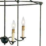 Подвесной светильник в виде черного фонаря Big Black Lantern варинант исполнения - 1 | Loft Concept в Ростове-на-Дону