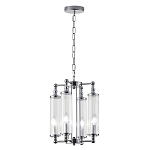 Люстра 4-мя прозрачными цилиндрическими плафонами Jeanette варинант исполнения - 3 | Loft Concept в Ростове-на-Дону