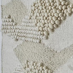 Панно из шерсти и хлопка с узором Beige Calista Serene варинант исполнения - 7 | Loft Concept в Ростове-на-Дону