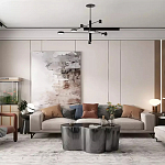 Дизайнерский журнальный стол зеркальный волнистой формы Gytep варинант исполнения - 1 | Loft Concept в Ростове-на-Дону