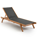 Шезлонг из текстиля и эвкалипта Power of Nature варинант исполнения - 1 | Loft Concept в Ростове-на-Дону