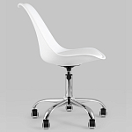 Офисный стул на металлическом основании EGGERY White варинант исполнения - 3 | Loft Concept в Ростове-на-Дону