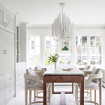 Люстра белая с несколькими ярусами деревянных палочек Bright Wooden Chandelier варинант исполнения - 7 | Loft Concept в Ростове-на-Дону