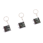 Зеркало брелок складное двухстороннее из натурального камня Серафинит Stone Mirrors варинант исполнения - 8 | Loft Concept в Ростове-на-Дону