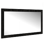 Зеркало настенное прямоугольное цвета угольный камень Stone Effect варинант исполнения - 1 | Loft Concept в Ростове-на-Дону