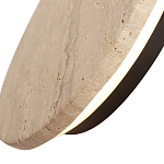 Бра с круглым плафоном из травертина Shaw Marble Lighting варинант исполнения - 5 | Loft Concept в Ростове-на-Дону