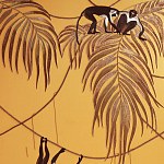 Обои с вышивкой ручной работы Étienne Original colourway on wool sateen варинант исполнения - 1 | Loft Concept в Ростове-на-Дону